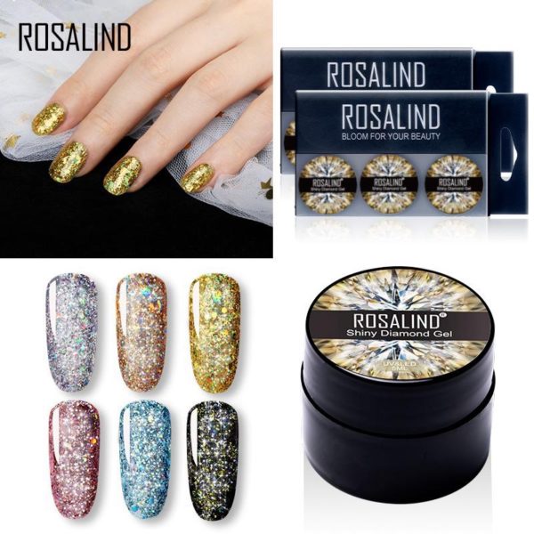 Set de 6 Shiny Diamond gel
