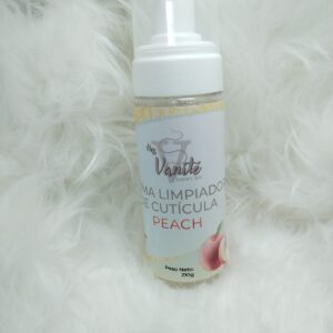 Espuma limpia cutícula aroma a melocotón