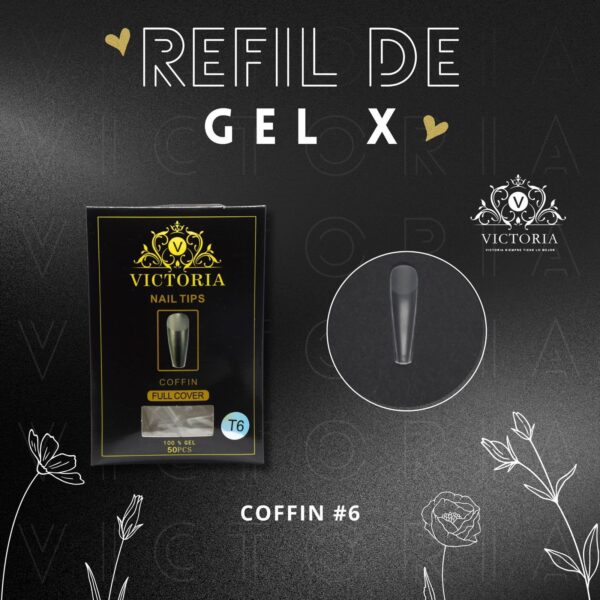 Refil de gel x Coffin  victoria #6
