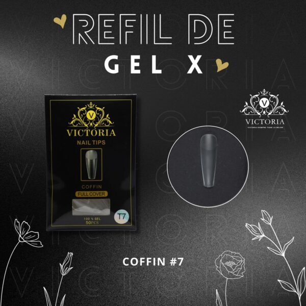 Refil de gel x Coffin  victoria #7
