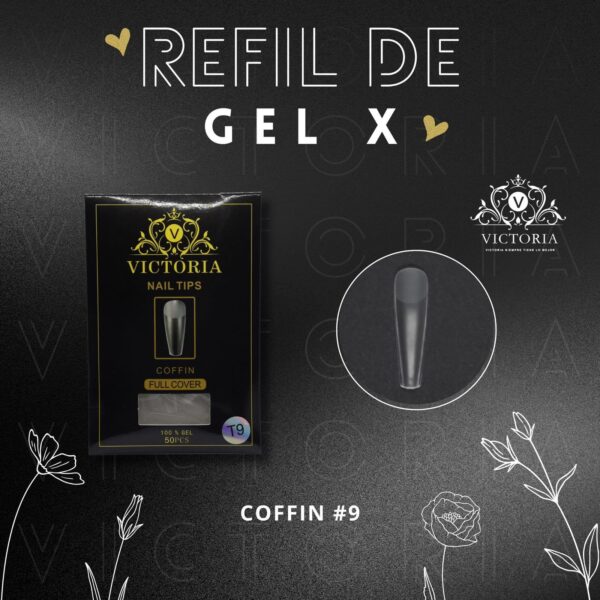Refil de gel x Coffin  victoria #9