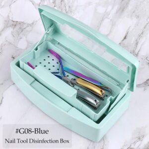 Caja esterilizadora verde agua