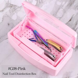 Caja esterilizadora rosada
