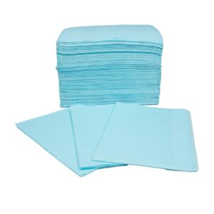 Servitoallas desechables impermeables celestes
