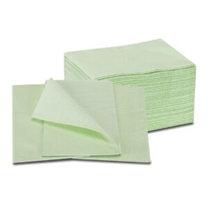 Servitoallas desechables impermeables verdes