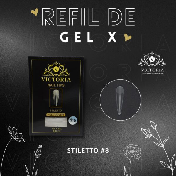 Refil de gel x Stitelo victoria #8