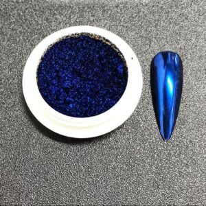 Efecto metálico azul