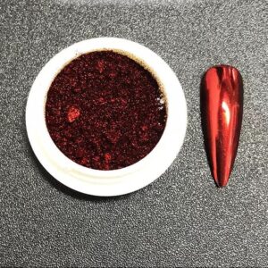 Efecto metálico rojo