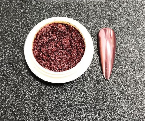 Efecto metálico rosado