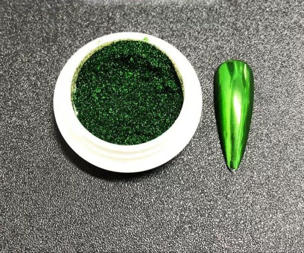Efecto metálico verde