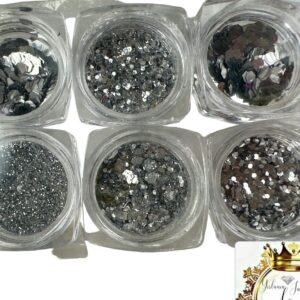 Set de 6 cajas de glitter