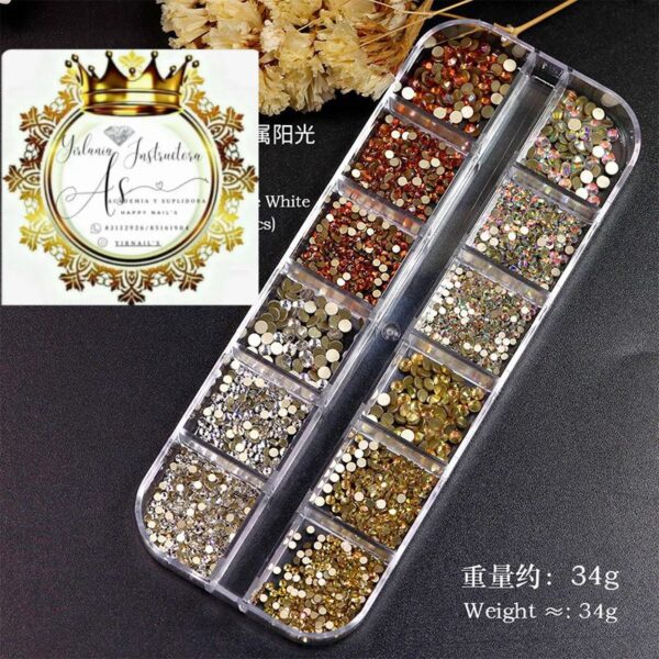 Cajas de perlas 4 tonos 1532