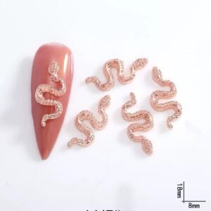 Decoración serpiente Rosado