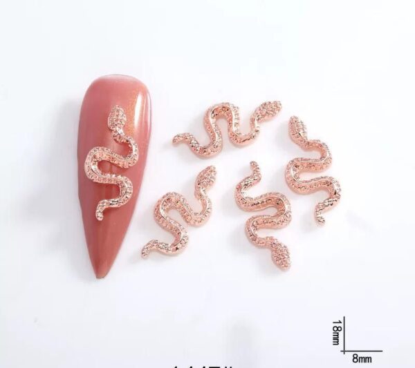 Decoración serpiente Rosado